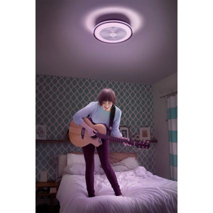 Osram - MURLAN LED/26W/230V 3000-6500K himmennettävä kattovalaisin tuulettimella + kaukosäädin