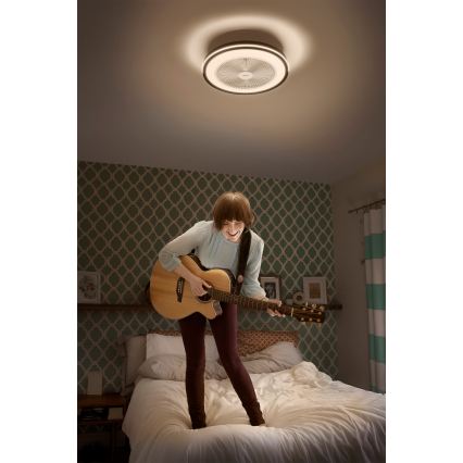 Osram - MURLAN LED/26W/230V 3000-6500K himmennettävä kattovalaisin tuulettimella + kaukosäädin