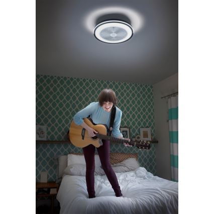 Osram - MURLAN LED/26W/230V 3000-6500K himmennettävä kattovalaisin tuulettimella + kaukosäädin