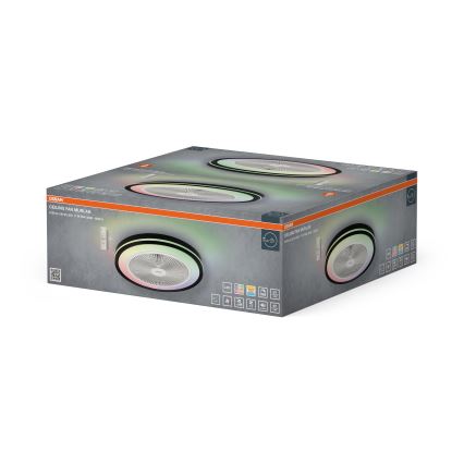 Osram - MURLAN LED/26W/230V 3000-6500K himmennettävä kattovalaisin tuulettimella + kaukosäädin