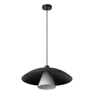 Osram - Riippuvalaisin johdolla DECOR FLYING MUSHROOM 1xE27/25W/230V Ø 50 cm musta
