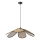 Osram - Riippuvalaisin johdolla DECOR RATTAN 1xE27/15W/230V, Ø 69 cm, beige/musta