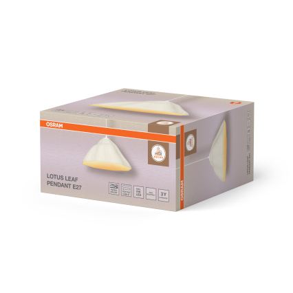 Osram - Riippuvalaisin johdolla LOTUS LEAF 1xE27/9W/230V Ø 39,6 cm