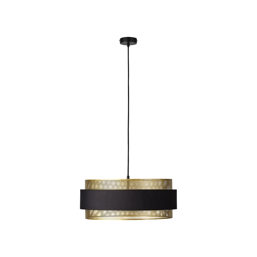 Osram - Riippuvalaisin kaapelilla DECOR HORNET 3xE27/10W/230V halkaisija 50 cm musta/kultainen