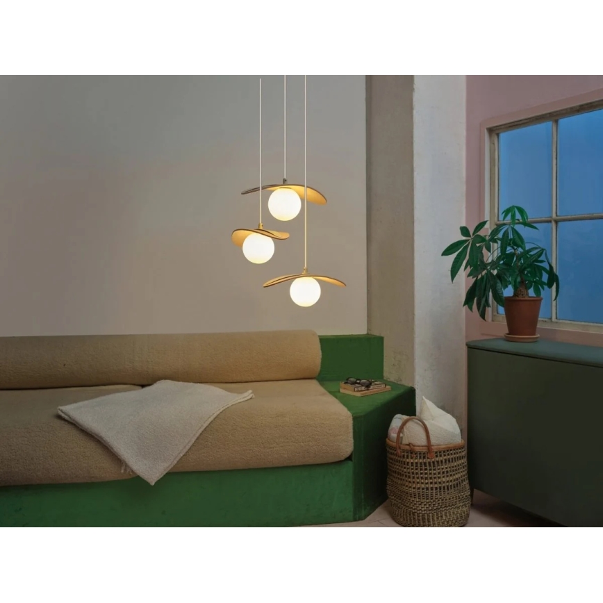 Osram - Riippuvalaisin kaapelilla DECOR PEARL 3xG9/5W/230V beige