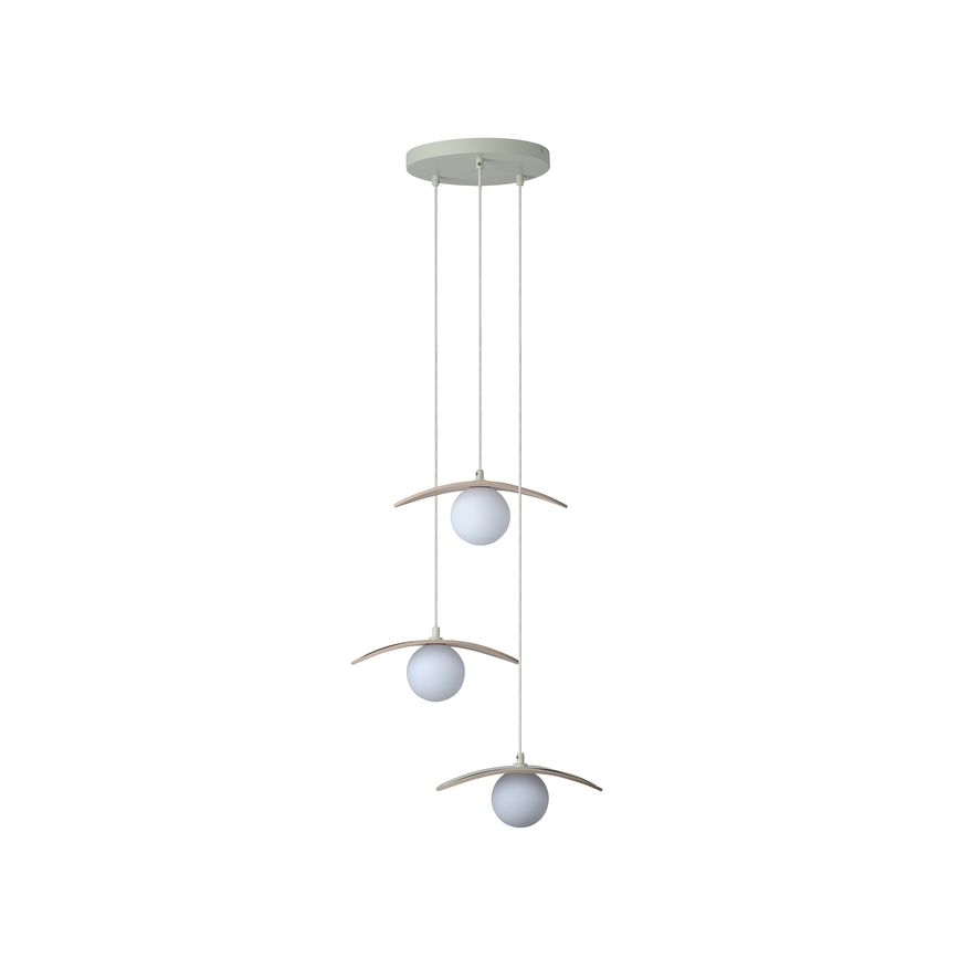 Osram - Riippuvalaisin kaapelilla DECOR PEARL 3xG9/5W/230V beige