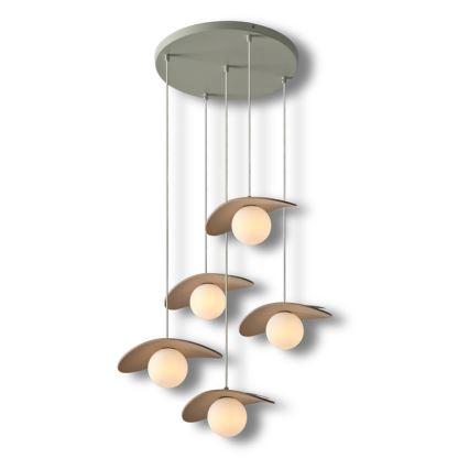 Osram - Riippuvalaisin kaapelilla DECOR PEARL 5xG9/5W/230V beige