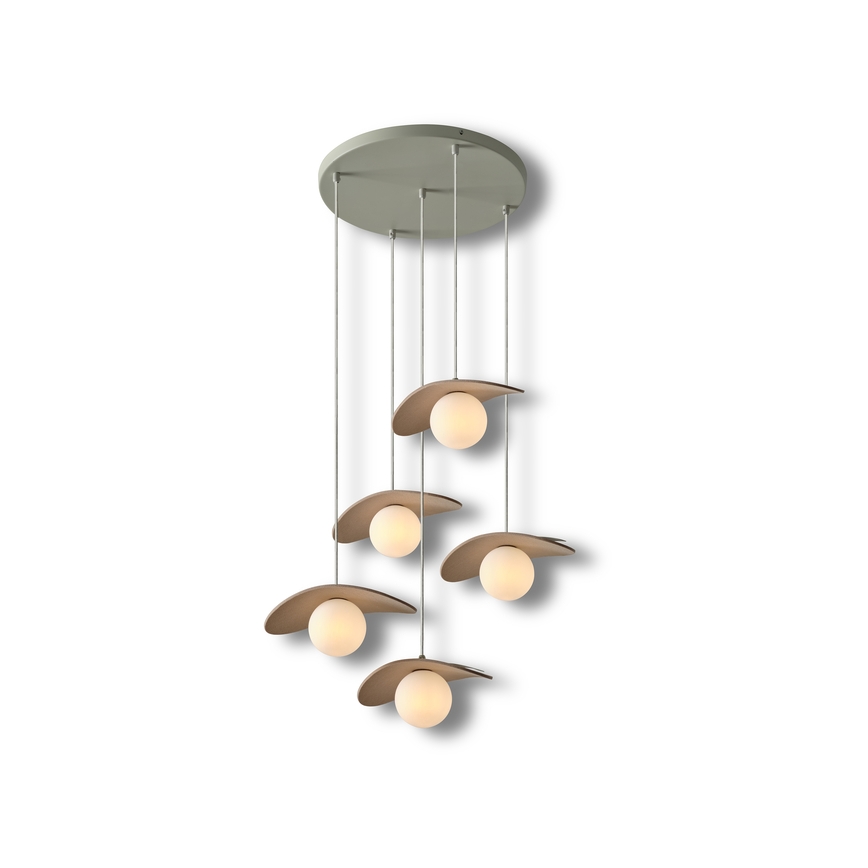 Osram - Riippuvalaisin kaapelilla DECOR PEARL 5xG9/5W/230V beige