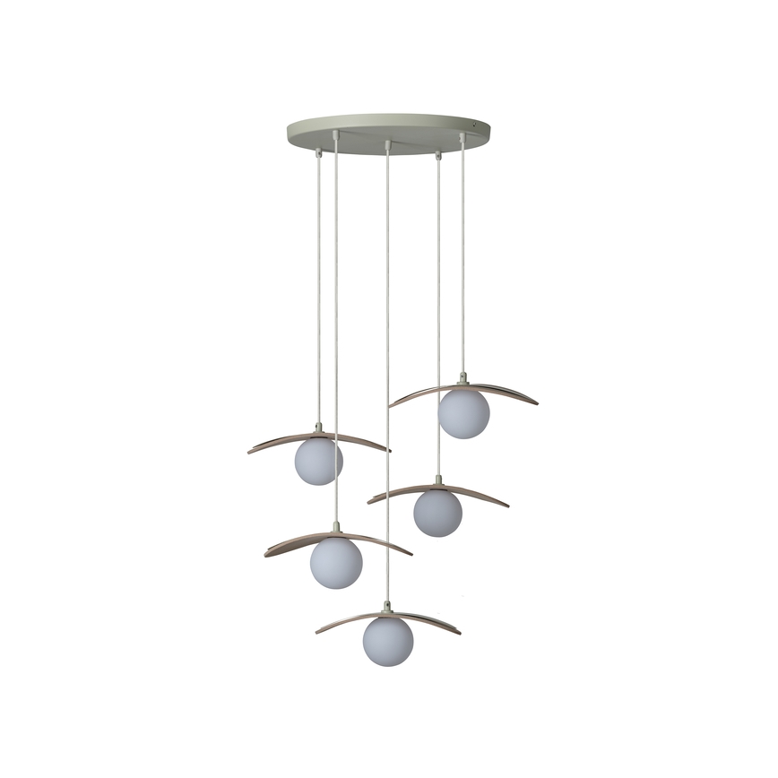 Osram - Riippuvalaisin kaapelilla DECOR PEARL 5xG9/5W/230V beige