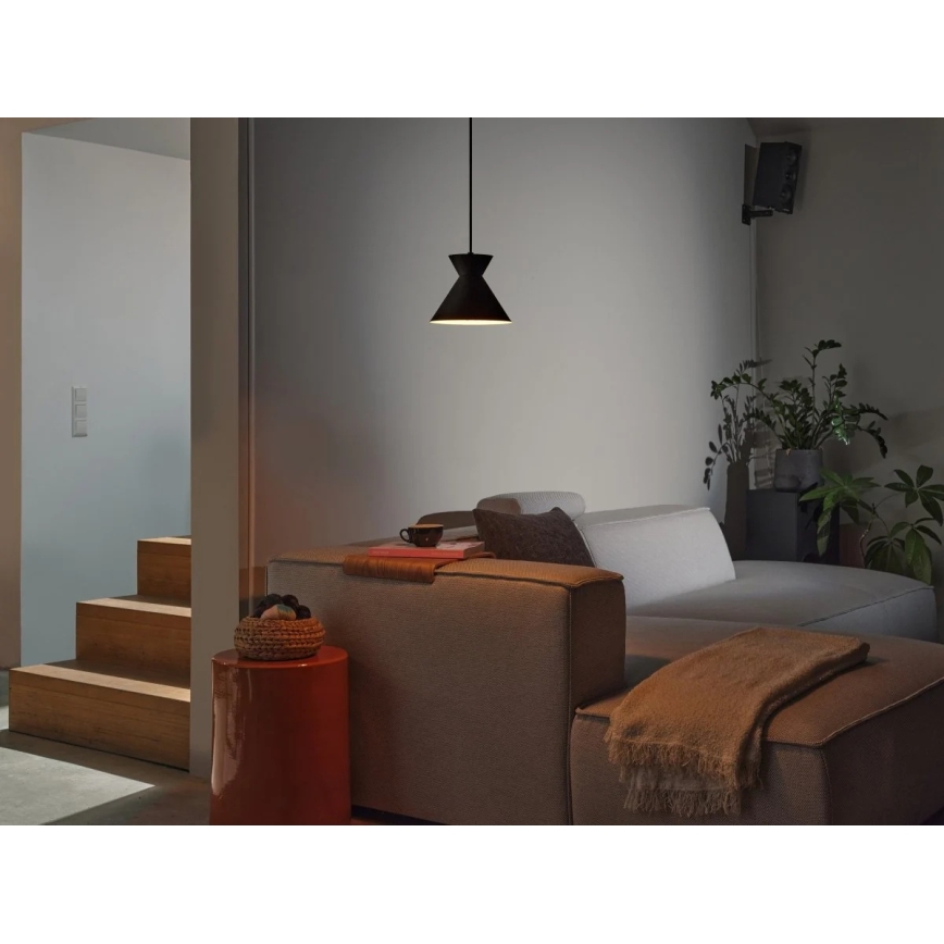 Osram - Riippuvalaisin kaapelilla DECOR WAIST 1xE27/40W/230V musta