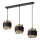 Osram - Riippuvalaisin vaijerilla DECOR HORNET 3xE27/10W/230V musta/kultainen