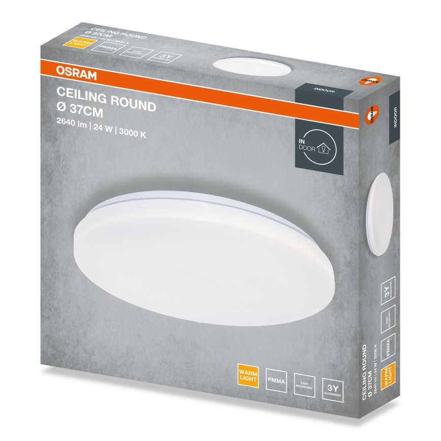 Osram - ROUND LED - kattovalaisin 24 W / 230 V, Ø 37 cm