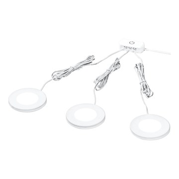 Osram - Sarja 3 kpl LED-alakaappivalaisin UNDERCABINET LED/8,5W/230V 3000K, valkoinen