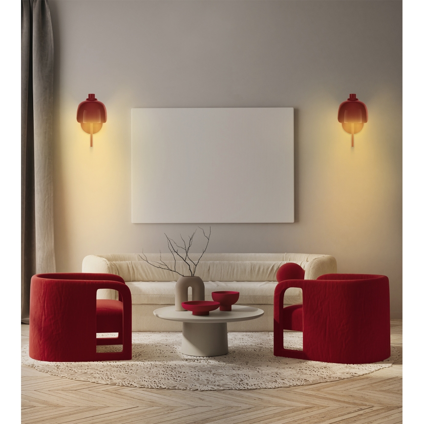 Osram - Seinälamppu DECOR COROLLE 1xG9/20W/230V punainen