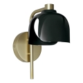 Osram - Seinävalaisin DECOR COROLLE 1xG9/20W/230V musta/kultainen