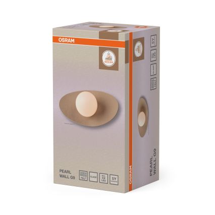 Osram - Seinävalaisin DECOR PEARL 1xG9/5W/230V beige
