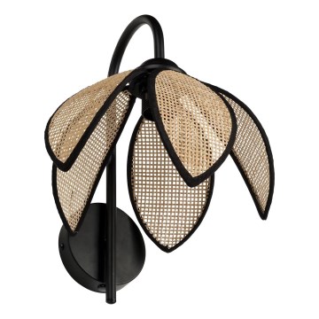 Osram - Seinävalaisin DECOR RATTAN 1xE27/15W/230V beige/musta