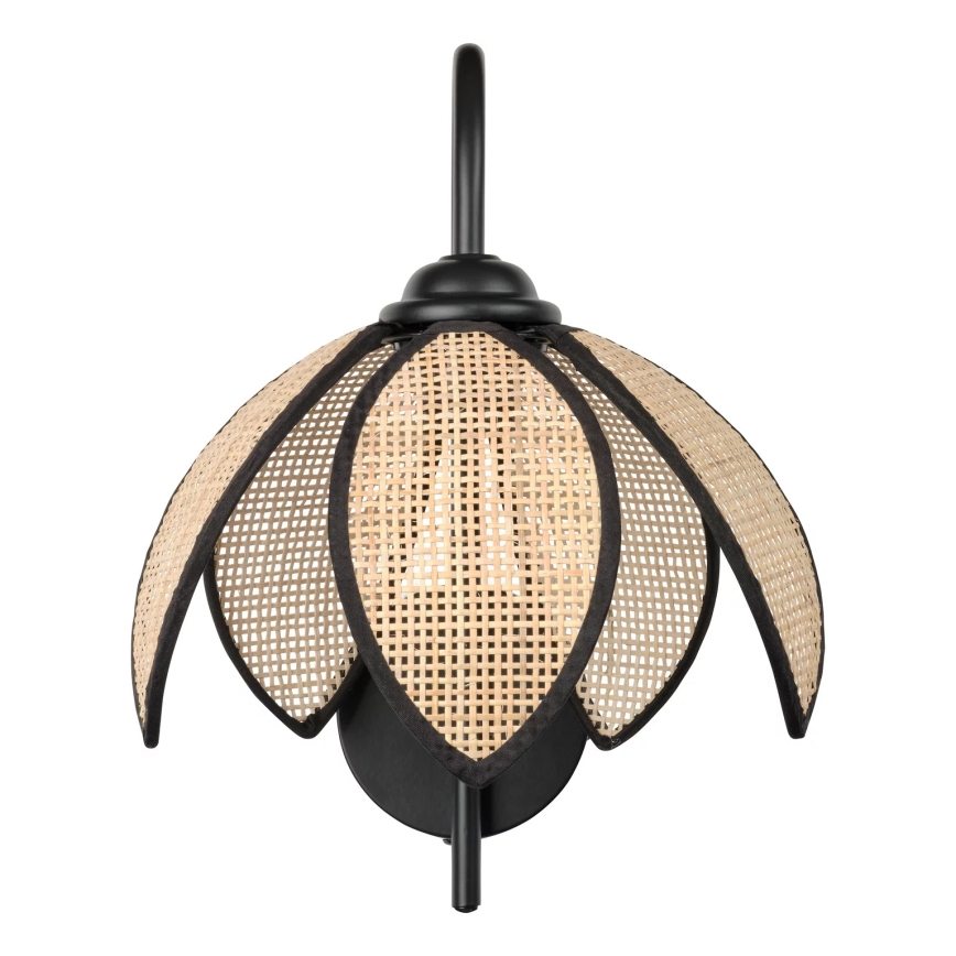 Osram - Seinävalaisin DECOR RATTAN 1xE27/15W/230V beige/musta