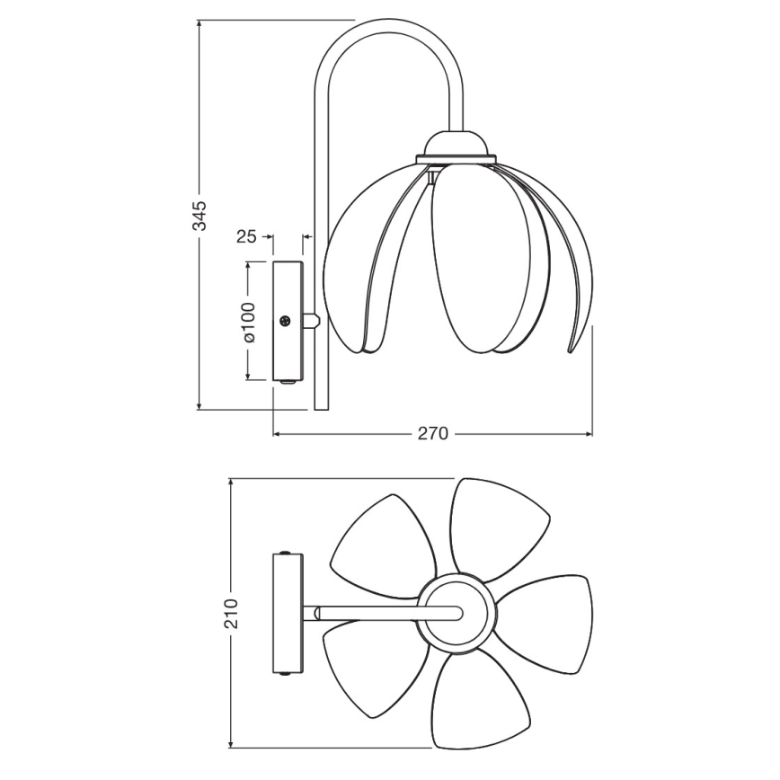 Osram - Seinävalaisin DECOR RATTAN 1xE27/15W/230V beige/musta