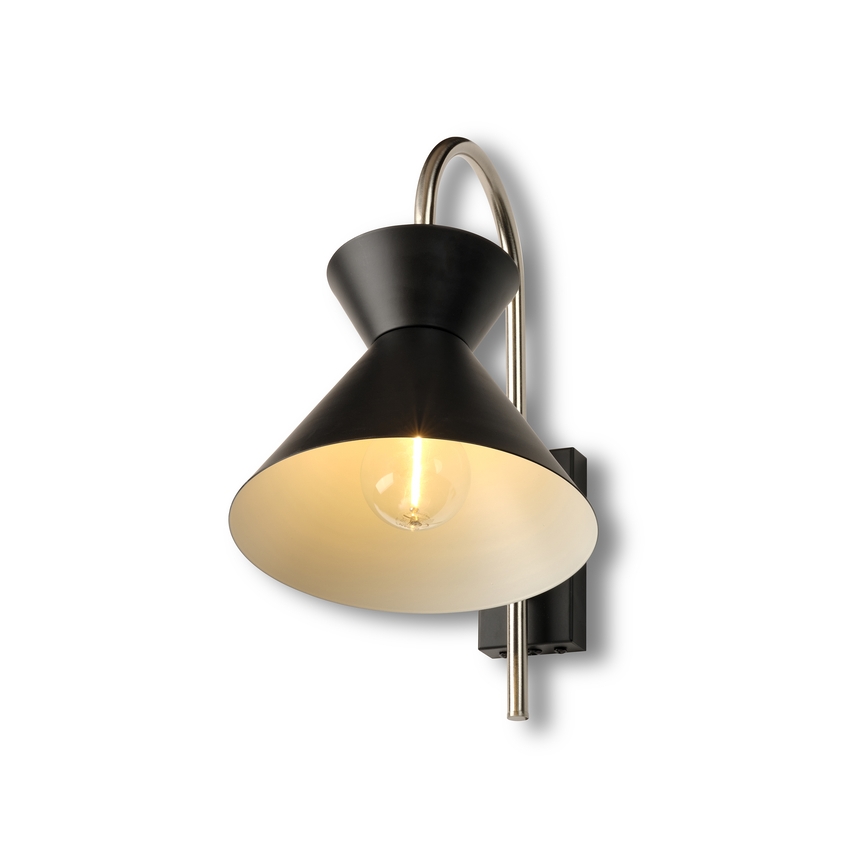 Osram - Seinävalaisin DECOR WAIST 1xE27/40W/230V musta