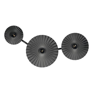 Osram - Seinävalaisin PLISSEE 3xE27/15W/230V antrasiitti