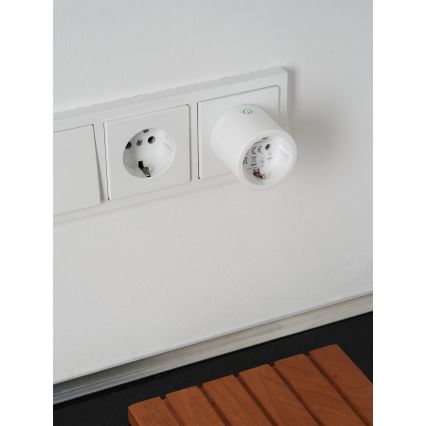Osram - Setti 2x älypistorasia SMART+ MATTER SCHUKO 2300W/230V/10A Wi-Fi valkoinen