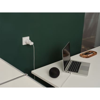 Osram - Setti 2x älypistorasia SMART+ MATTER SCHUKO 2300W/230V/10A Wi-Fi valkoinen