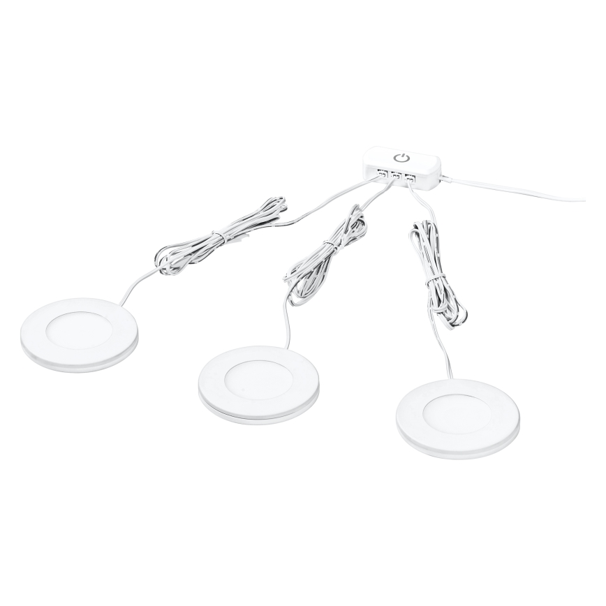 Osram - Sarja 3 kpl LED-alakaappivalaisin UNDERCABINET LED/8,5W/230V 3000K, valkoinen