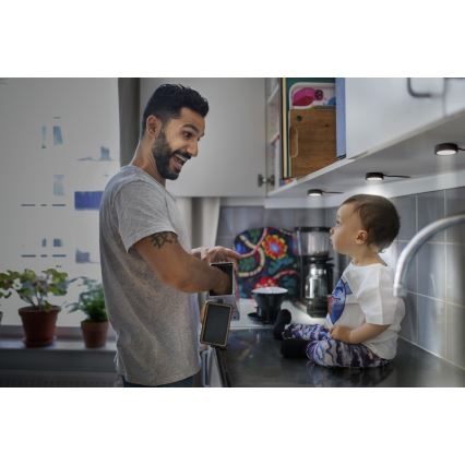 Osram - SETTI 3x LED alakaappivalaisin UNDERCABINET LED/3W/230V 3000K musta