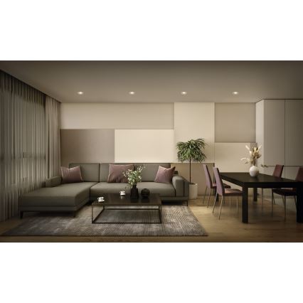 Osram - Setti 3 kpl himmennettäviä upotettavia LED-spot-valaisimia SPOT LED/4,9W/230V 2700K Ø 8,7 cm, valkoinen