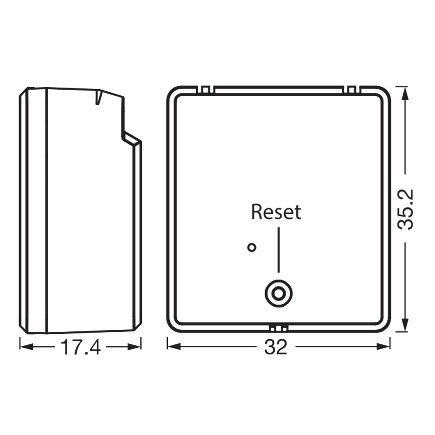Osram SMART+ 1-painikkeen kytkinmoduuli 230 V Wi-Fi