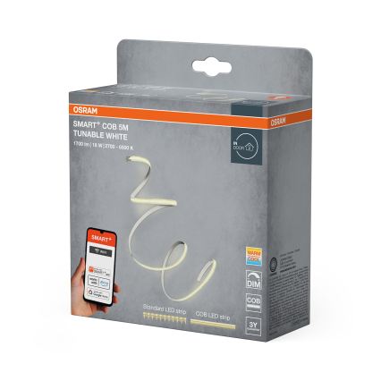 Osram - SMART+ COB himmennettävä LED-nauha 5m LED/18W/230V 2700-6500K Wi-Fi