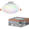 Osram - SMART+ DOWNLIGHT RGB-LED himmennettävä upotettava alasvalaisin 12 W 230 V 3000–6500 K Wi‑Fi