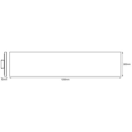 Osram - SMART+ kehyksetön himmennettävä LED-kattovalaisin LED/40W/230V 3000-6500K Wi-Fi