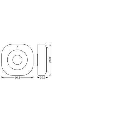 Osram - SMART+ Liiketunnistin 3,7V Wi-Fi 500 mAh