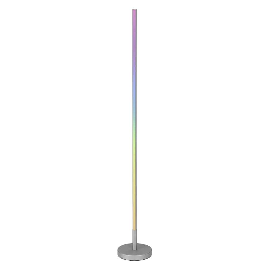 Osram - LED RGBW himmennettävä lattiavalaisin SMART+ MAGIC LED/11,5W/230V 2700-6500K hopea Wi-Fi + kaukosäädin