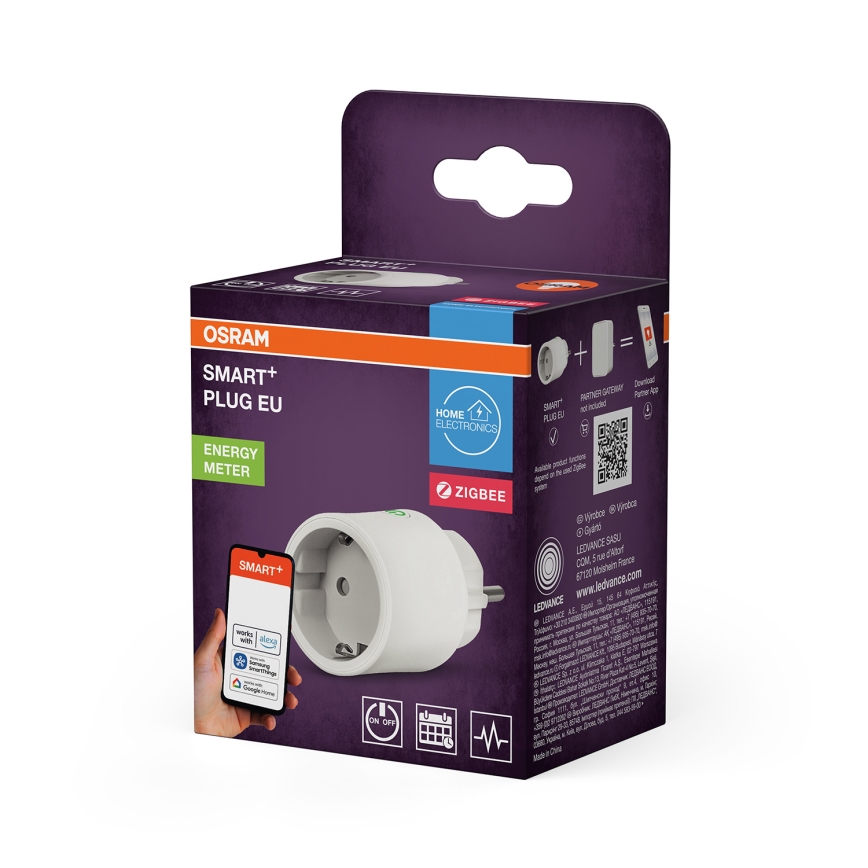 Osram - SMART+ SCHUKO älypistoke 2300W/230V/10A valkoinen