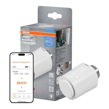Osram - SMART+ termostaattinen säätöpää 3xAA Wi-Fi