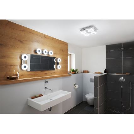 Osram - himmennettävä LED-kylpyhuoneen kattovalaisin SMART+ WAVE LED/24W/230V 3000-6500K IP44 Wi-Fi
