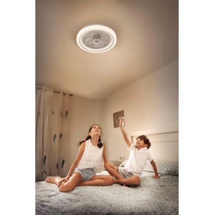 Osram - SOLANO LED himmennettävä kattovalaisin tuulettimella LED/26W/230V 3000/4000/6500K + kaukosäädin
