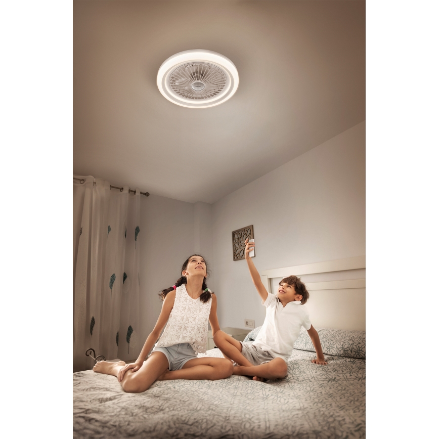 Osram - SOLANO LED himmennettävä kattovalaisin tuulettimella LED/26W/230V 3000/4000/6500K + kaukosäädin