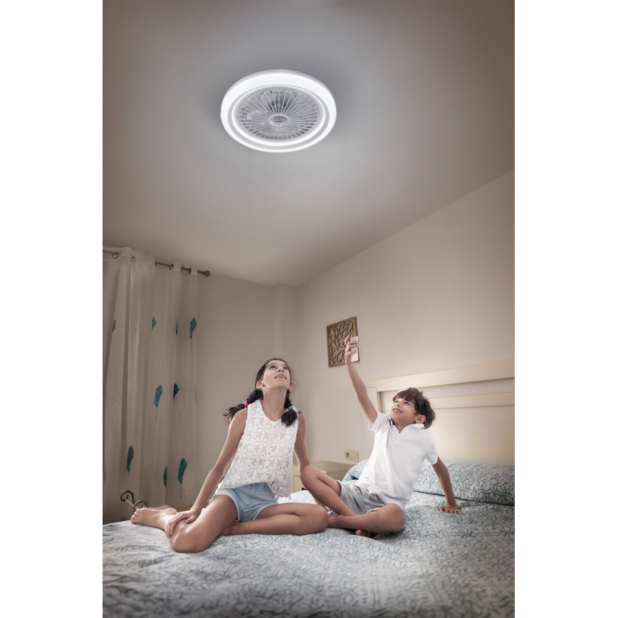 Osram - SOLANO LED himmennettävä kattovalaisin tuulettimella LED/26W/230V 3000/4000/6500K + kaukosäädin