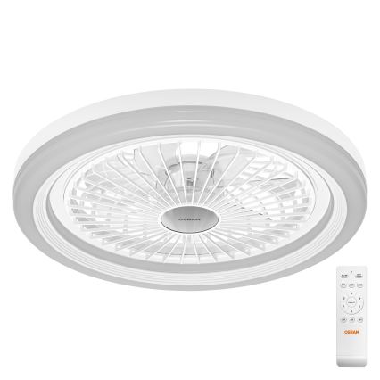 Osram - SOLANO LED himmennettävä kattovalaisin tuulettimella LED/26W/230V 3000/4000/6500K + kaukosäädin