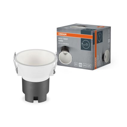 Osram - SPOT TWIST LED upotettava alasvalo, 10 W, 230 V, 4000 K, Ø 9,3 cm, valkoinen