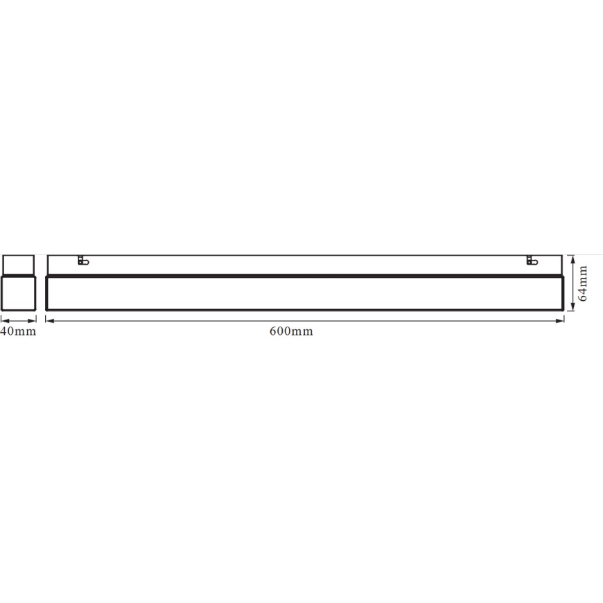 Osram - Kylpyhuoneen peilivalaisin SQUARE LED/14W/230V IP44 3000/4000K CRI 90