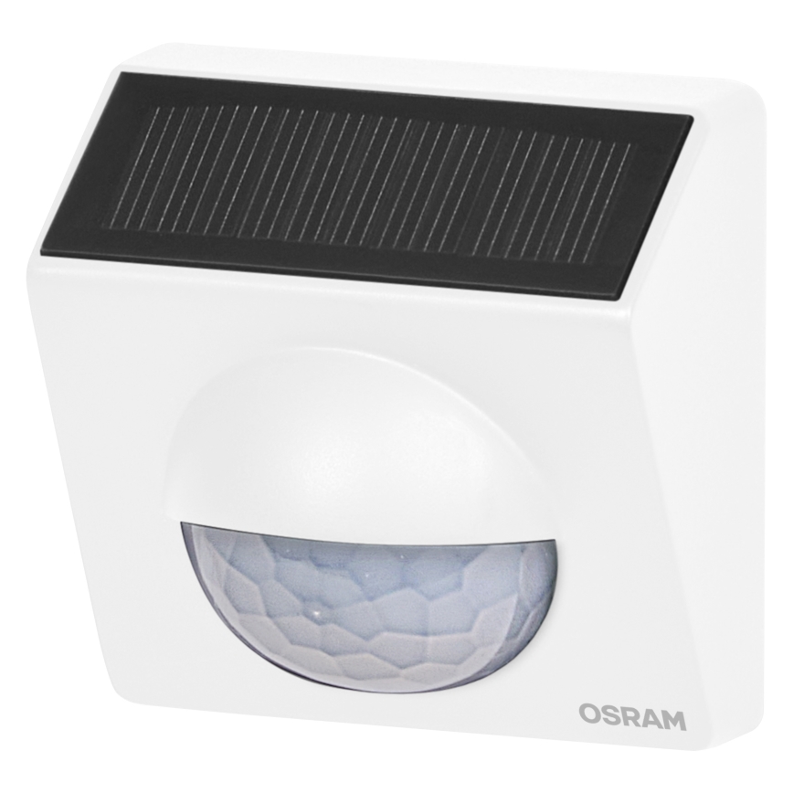 Osram - Ulkokäyttöön aurinkokennolla toimiva liiketunnistin SMART+ 3,7V valkoinen IP65 Wi-Fi 800 mAh