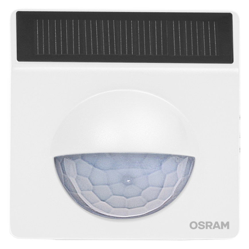 Osram - Ulkokäyttöön aurinkokennolla toimiva liiketunnistin SMART+ 3,7V valkoinen IP65 Wi-Fi 800 mAh