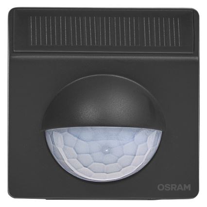 Osram - Ulkokäyttöön suunniteltu aurinkoenergialla toimiva liiketunnistin SMART+ 3,7 V antrasiitti IP65 Wi‑Fi 800 mAh