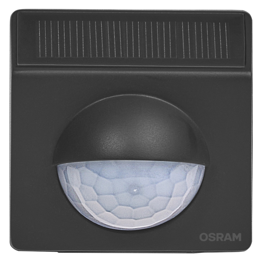 Osram - Ulkokäyttöön suunniteltu aurinkoenergialla toimiva liiketunnistin SMART+ 3,7 V antrasiitti IP65 Wi‑Fi 800 mAh