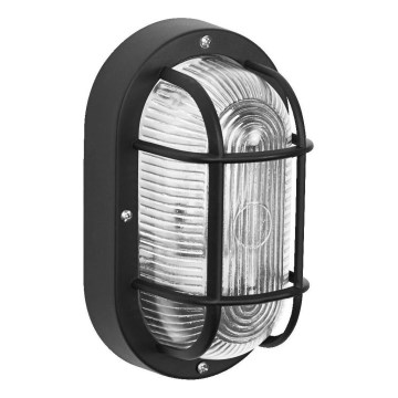 Osram - Ulkoseinävalaisin BULKHEAD 1xE27/10W/230V IP54 musta